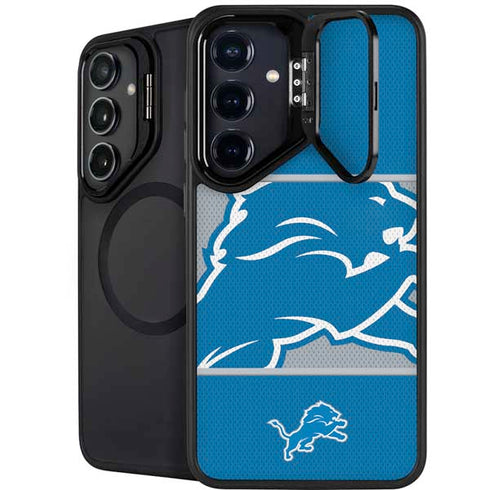 NFL Detroit Lions Zone Block Galaxy S24 FE Kickstand Case